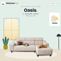 Oasis L-Shape Sofa with Adjustable Backrest