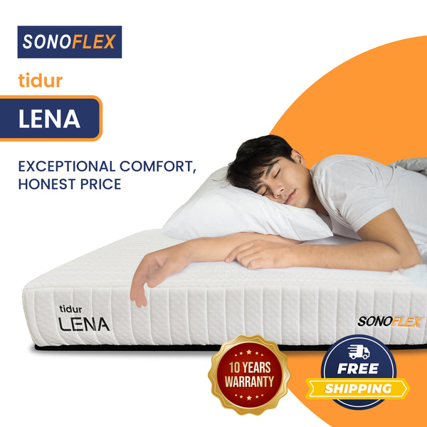 SonoFlex (tidur) LENA Mattress (10 inch), Spinal R Foam + Purebond Foam
