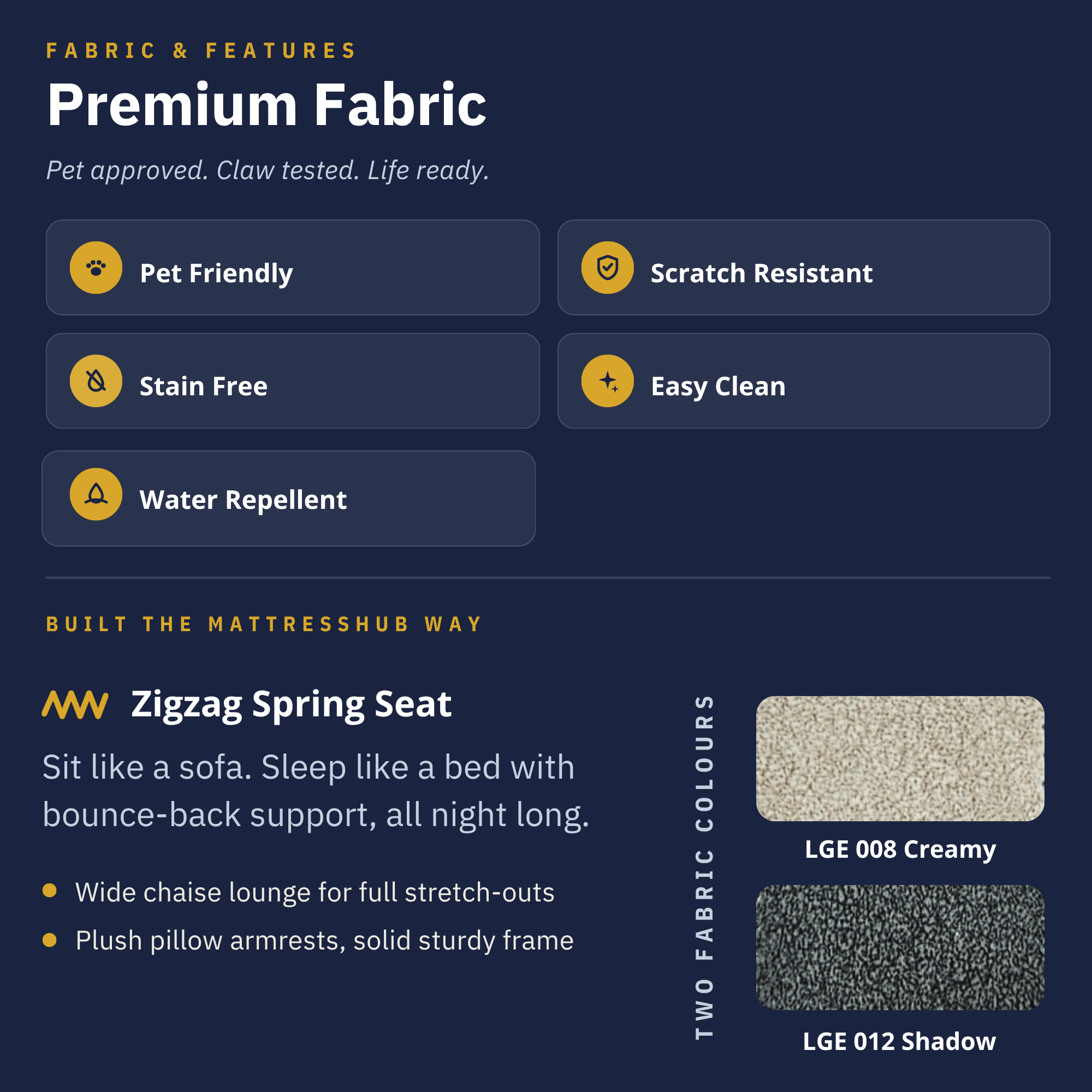 Luxe L-Shape Sofa