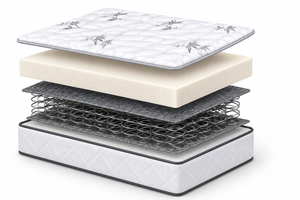 Inside the SonoFlex Signature Essential mattress, layer by layer