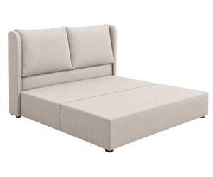 SonoFrame Aurora bed frame, angled view