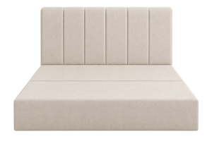 SonoFrame Cozy bed frame in PL 008 Cream, front view