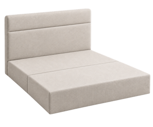 SonoFrame Haven bed frame, angled view